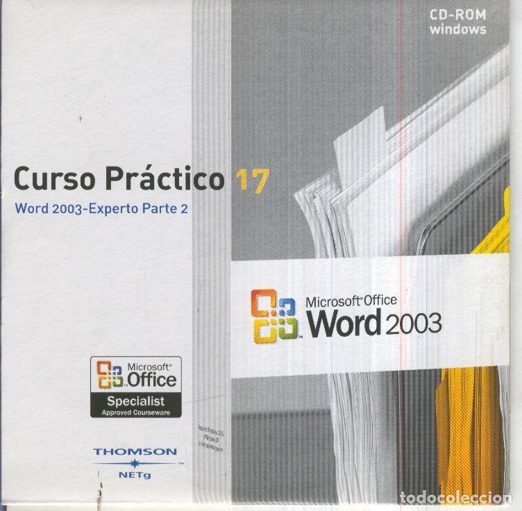 Libri antichi: CD-ROM: Curso Practico Office 2003, No.17: WORD 2003-EXPERTO PARTE 2 - Microsoft
