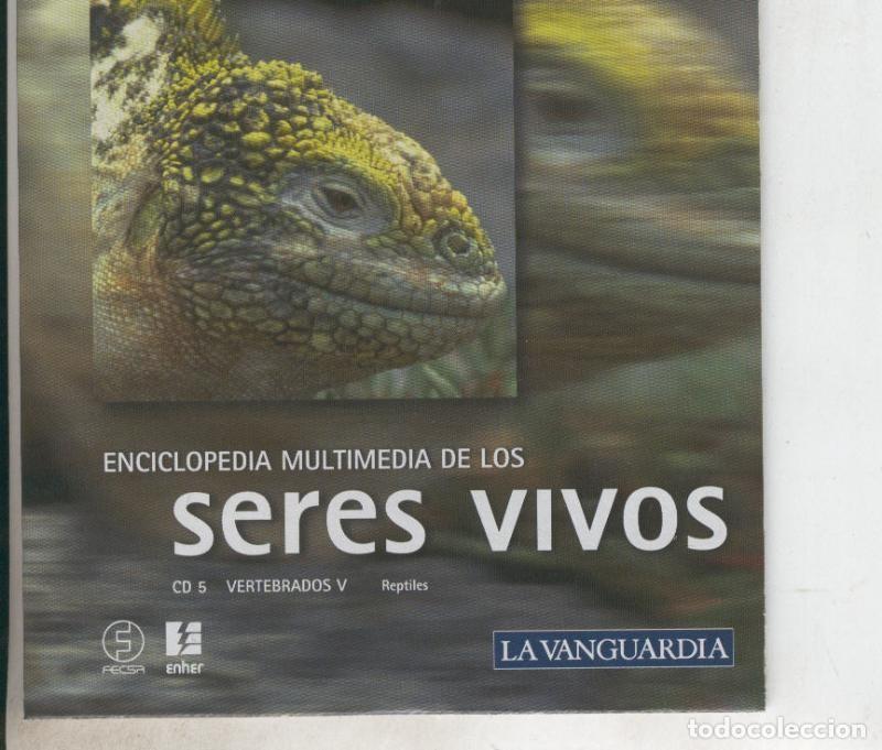 Livres anciens: CD Rom Enciclopedia Multimedia de los seres vivos numero 05: Vertebrados 5: Reptiles - Varios