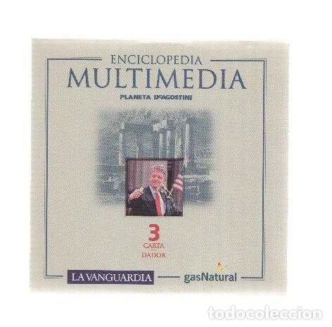 Libros antiguos: CD-Rom: Enciclopedia Multimedia Planeta de Agostini, Numero 03: Carta-Dador (La Vanguardia) - Planet