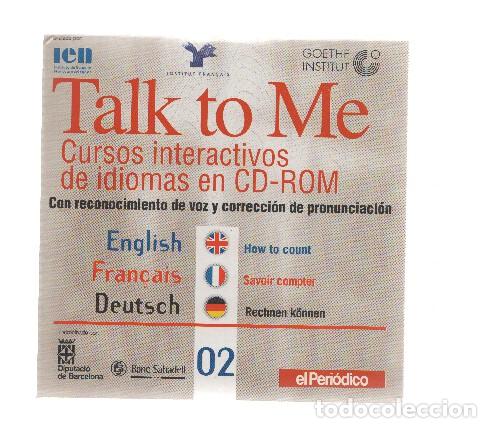 Libros antiguos: CD-Rom: Curse de Idiomas TALK TO ME Numero 02: How to count - Instituto de Estudios Norteamericanos