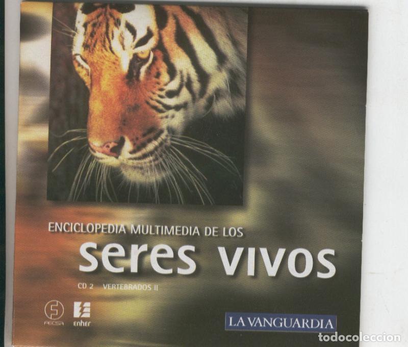 Livros antigos: CD Rom Enciclopedia Multimedia de los seres vivos numero 02: Vertebrados 2 - Varios