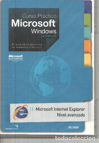 Old books: CD Curso Practico Microsoft Windows para Vista y XP - 11. Microsoft Internet Explorer, nivel avanzad