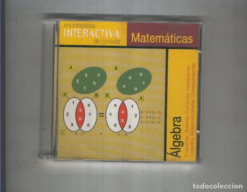 Livros antigos: CD: Enciclopedia Interactiva de Consulta, ALGEBRA - VARIOS