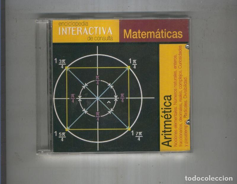 Libri antichi: CD: Enciclopedia Interactiva de Consulta, ARITMETICA - VARIOS