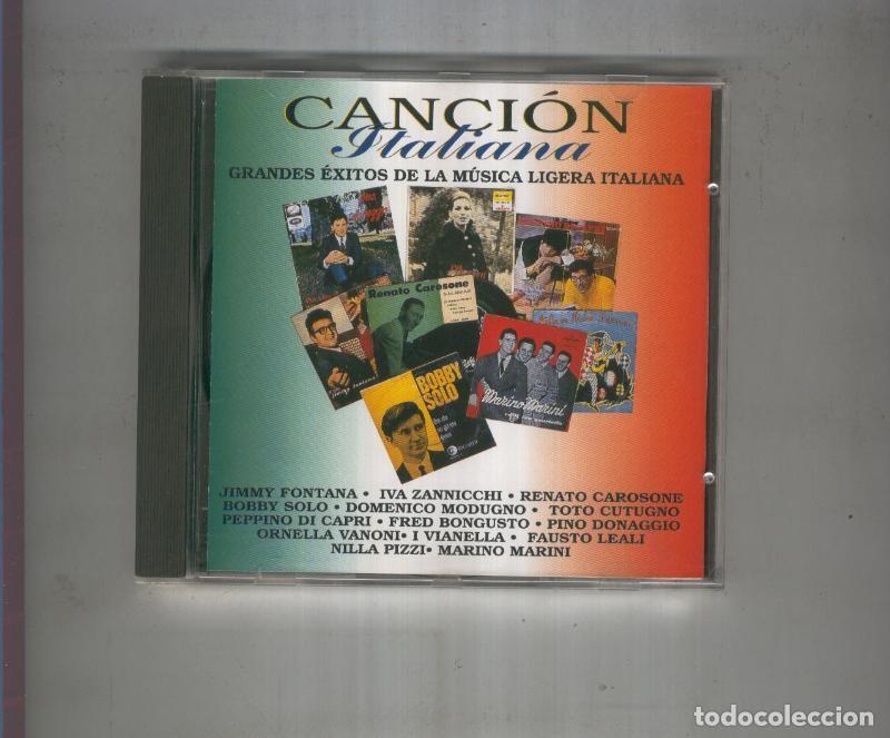 Livros antigos: CD musica: CANCION ITALIANA grandes exitos - VARIOS