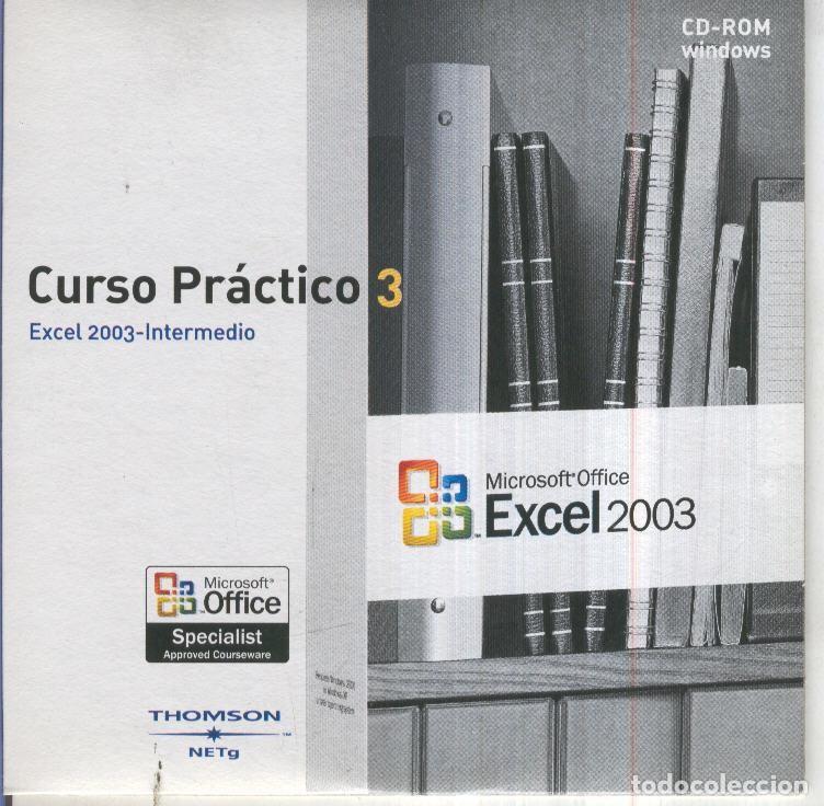 Libros antiguos: CD-ROM: Curso Practico Office 2003, No.03: EXCEL 2003-INTERMEDIO - Microsoft - Foto 1