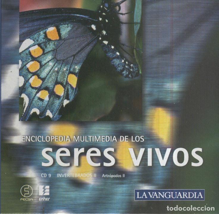 Livros antigos: CD Multimedia: ENCICLOPEDIA SERES VIVOS La Vanguardia No.09: INVERTEBRADOS 2 - VARIOS