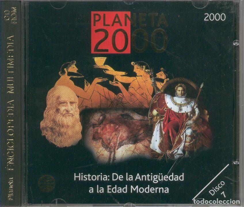 Old books: CD MULTIMEDIA: Enciclopedia Multimedia PLANETA 2000, Numero 07: HISTORIA, DE LA ANTIGUEDAD A LA EDAD