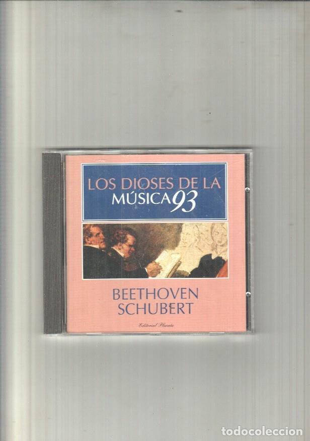Livros antigos: CD: Los dioses de la m&uacute;sica 93 numero 14: Beethoven Schubert - Varios