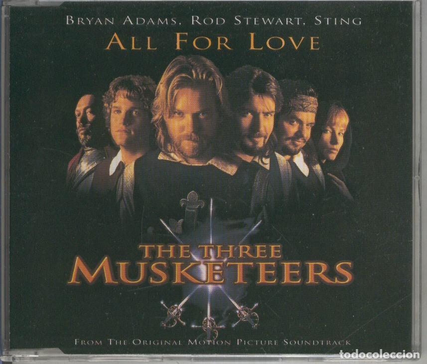 Antiquarische B&uuml;cher: Cd Musica: ALL FOR LOVE � The Three musketeers - VARIOS