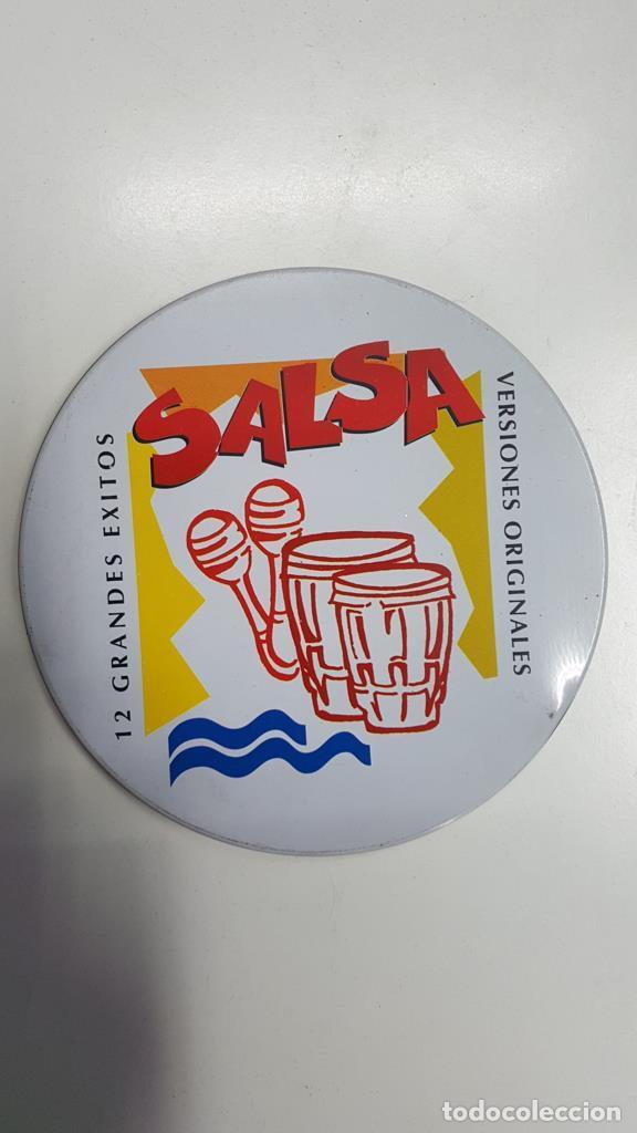 Livres anciens: CD musica: Salsa, 12 grandes exitos, Versiones originales. Caja metaliza - Varios
