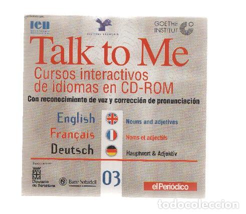 Antiquarische B&uuml;cher: CD-Rom: Curse de Idiomas TALK TO ME Numero 03: Nouns and Adjetives - Instituto de Estudios Norteamer