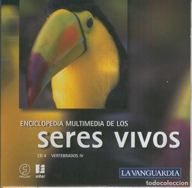 Libros antiguos: CD Multimedia: ENCICLOPEDIA SERES VIVOS La Vanguardia No.04: VERTEBRADOS 4 - VARIOS
