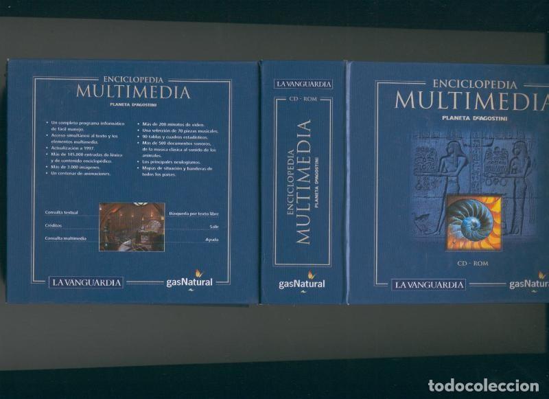 Livres anciens: CD Rom Enciclopedia Multimedia Caja archivadora con folleto - Varios