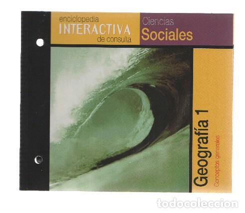 Libri antichi: CD-Rom: GEOGRAFIA 01: Ciencias experimentales (Enciclopedia Interactiva de Consulta de EL PERIODICO)