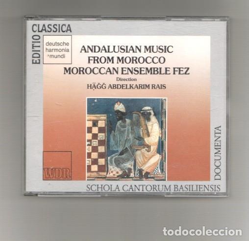 Livres anciens: CD Musica (contiene 2 CD): Andalusian Music From Morocco, Moroccan Ensemble Fez. Direction Hagg Abde