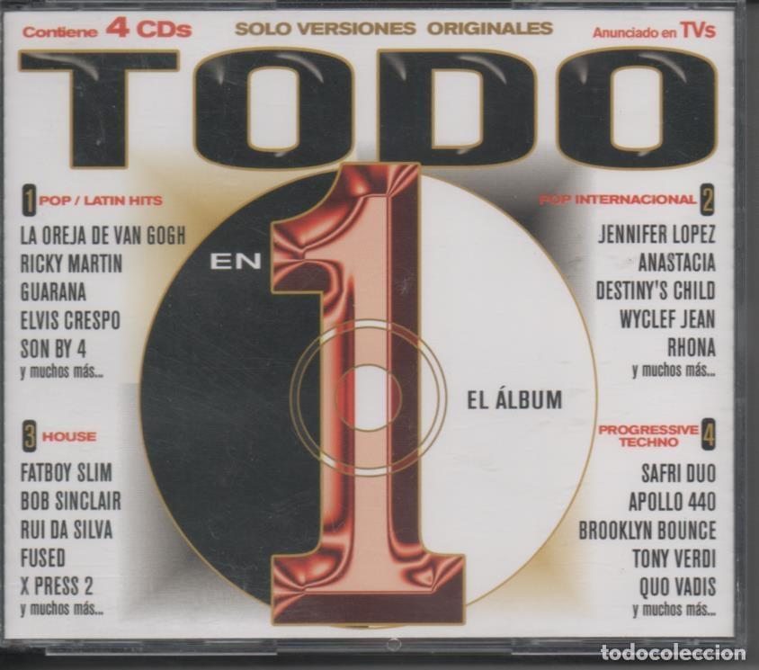 Livres anciens: CD E00101: Cd M&uacute;sica. 4 Cds Todo en 1 &Aacute;lbum - Varios