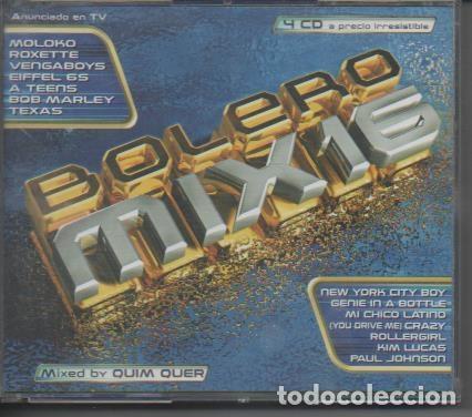 Livres anciens: CD E00187: Cd M&uacute;sica Bolero Mix16. 4 CDs - Varios