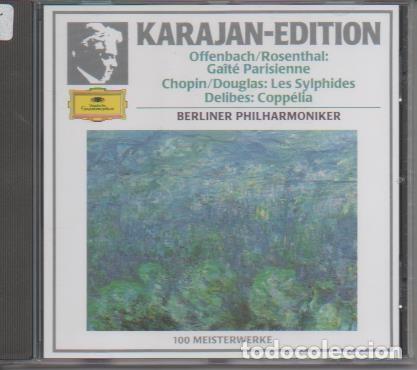Livres anciens: CD E00115: Cd M&uacute;sica. Karajan-Edition. Offenbach/Rosenthal. Chopin/Douglas - Karajan