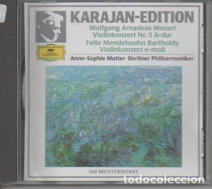 Libri antichi: CD E00111: Cd M&uacute;sica. Karajan-Edition. Wolfgaan Amadeus Mozart. Felix Mendelssohn Bartholdy - Karaja
