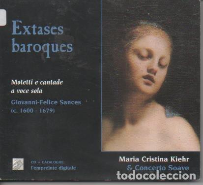 Old books: CD E00214: Cd M&uacute;sica. Extase baroques, Giovani-Felice Sances - G-F Sances