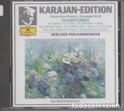 Libri antichi: CD E00118: Cd M&uacute;sica. Karajan-Edition. Gioacchino Rossini-Giuseppe Verdi - Karajan