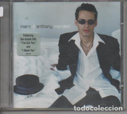 Livros antigos: CD E00238: Cd M&uacute;sica. Marc Anthony Mended - Marc Anthony