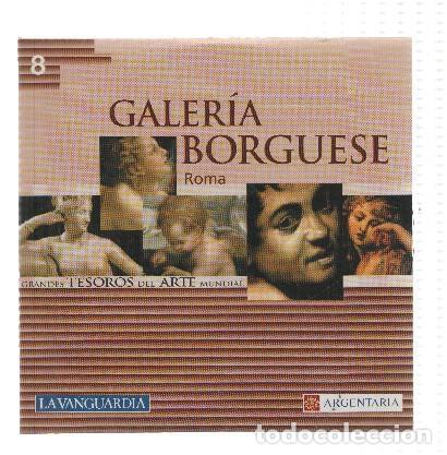 Libri antichi: CD-Rom: GALERIA BORGUESE, ROMA - Tesoros del Arte Mundial: Numero 08 (La Vanguardia) - Mediaset Espa