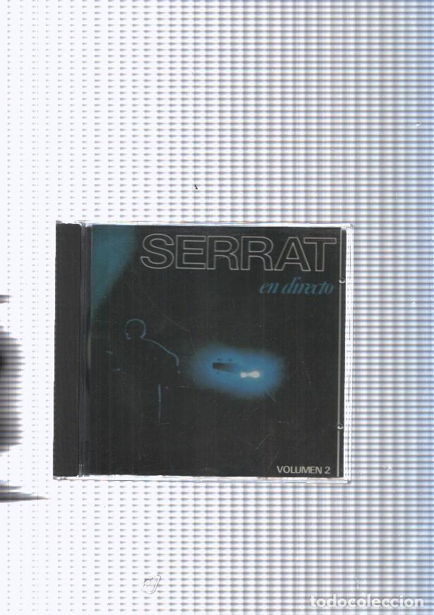 Livros antigos: CD musica: Serrat en directo, volumen 2. Ariola. Salvat - 36