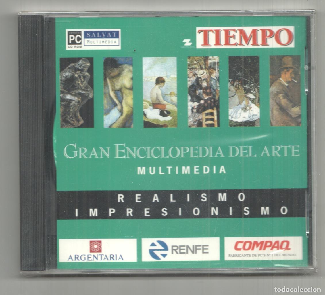 Antiquarische B&uuml;cher: CD Multimedia: Gran Enciclopedia del Arte - Realismo, Impresionismo. Salvat