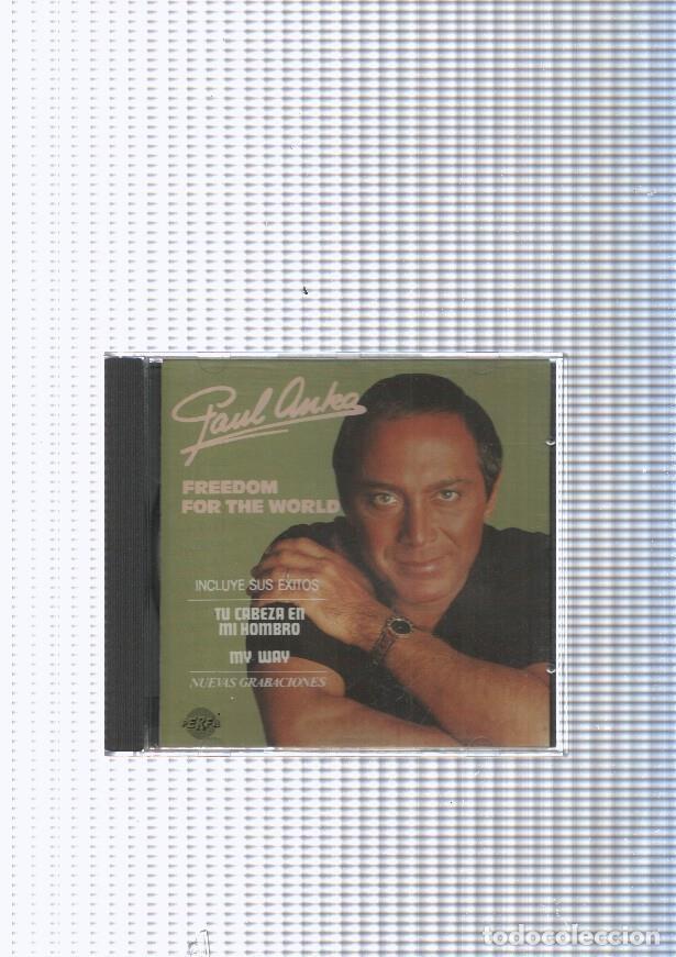 Livros antigos: CD musica: Paul Anka - Freedom for the world. Salvat 45
