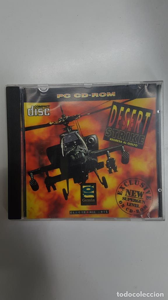 Livres anciens: CD Juego PC: Desert Strike, regresa al golfo. Incluye el nivel Supergun. Gremlin - Varios