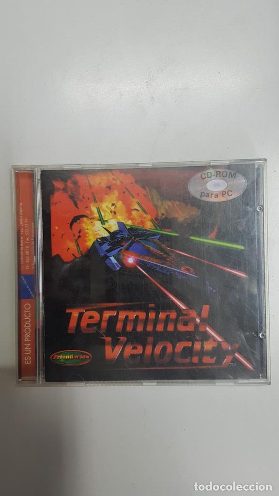 Livres anciens: CD Juego PC: Terminal Velocity. Friendware. Ponte a los mandos de tu nave en este juego de accion -