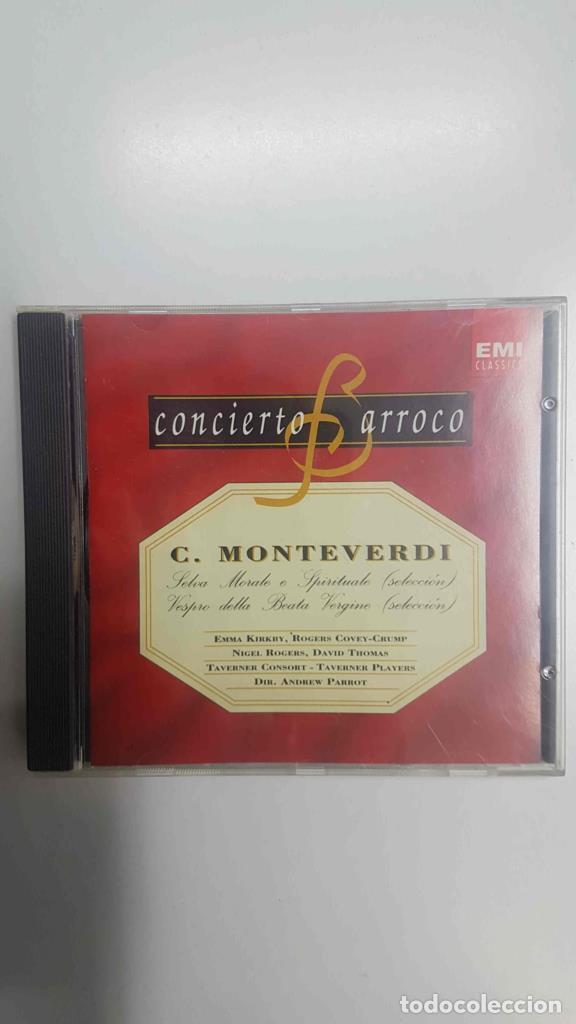 Livros antigos: CD Musica: Concierto Barroco - Claudio Monteverdi (Seleccion)