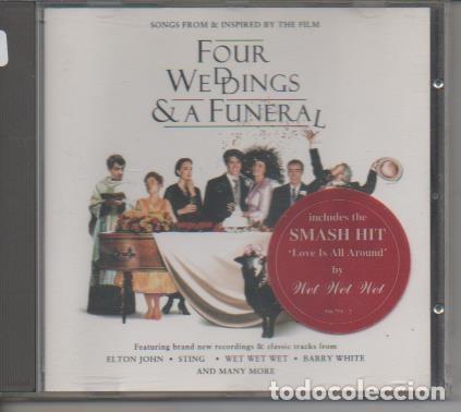 Libri antichi: CD E00236: Cd M&uacute;sica. Four Wenddings & a Funeral - Varios