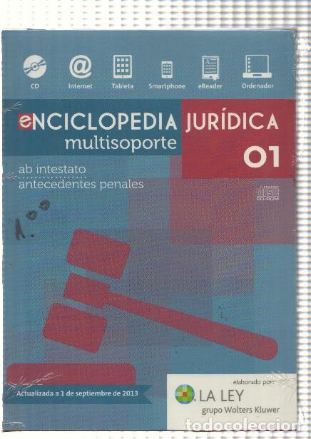 Old books: CD-ROM: ENCICLOPEDIA MULTISOPORTE JURIDICA, Numero 01: Ab intestato - Antecedentes Penales - La Ley