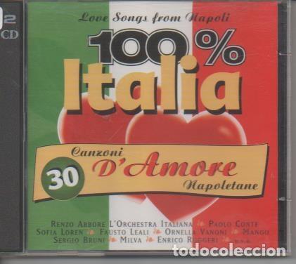 Antiquarische B&uuml;cher: CD E00159: Cd M&uacute;sica. 100% Italia. Love songs from Napoli. 2 CD'S - Varios
