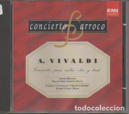 Libri antichi: CD E00194: Cd M&uacute;sica. Conicierto Barroco, A.Vivaldi - A.vivaldi
