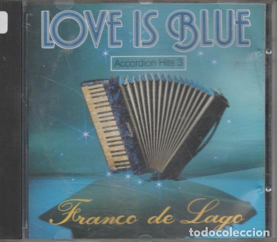 Livros antigos: CD E00508: Cd M&uacute;sica Franco de Lago. Love is Blue - Varios