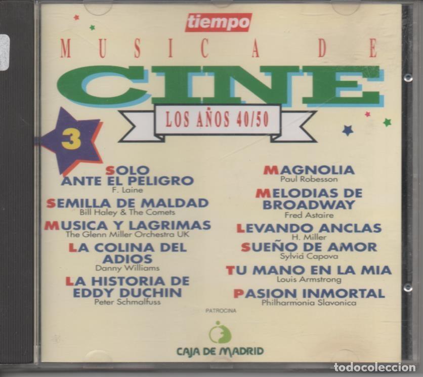 Livros antigos: CD E00048: Cd M&uacute;sica. Musica de Cine. Los a&ntilde;os 40/50 - Varios