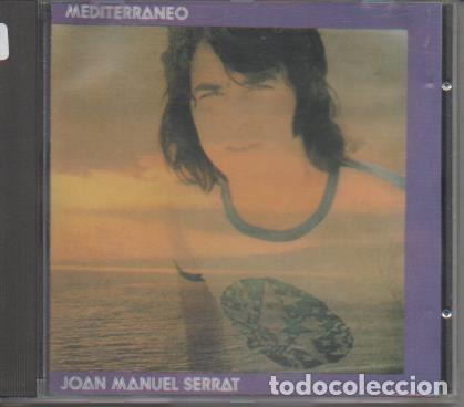 Livros antigos: CD E00266: Cd M&uacute;sica. Joan Manuel Serrat, Mediterraneo - J. M. Serrat