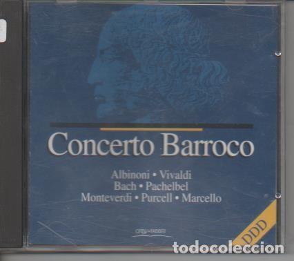 Libri antichi: CD E00208: Cd M&uacute;sica. Concerto Barroco, Albinoni. Vivaldi. Bach. Pachelbe, Monteverdi, Purcell, Marc