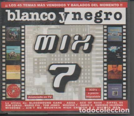 Libri antichi: CD E00271: Cd M&uacute;sica. Blanco y Negro MIX 7, 3 Cd's - Varios