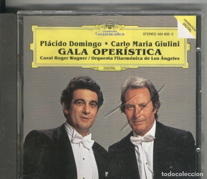 Libri antichi: Gala operistica: Placido Domingo y Carlos maria Giulini - CD musical - Varios