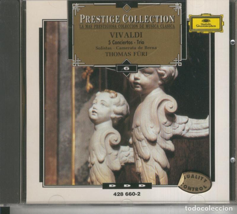 Libros antiguos: CD Musica Clasica: Vivaldi: 5 conciertos- Trio - Varios