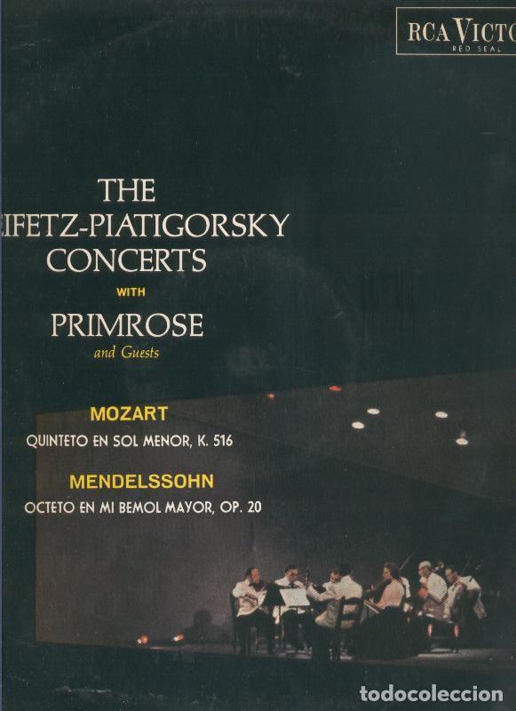 Libri antichi: Disco LP: Los Conciertos Heifetz-Piatigorsky - Varios