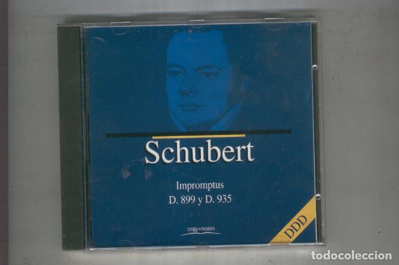 Libros antiguos: CD: SCHUBERT IMPROPTUS D899 y 935 - Berlioz - Foto 1