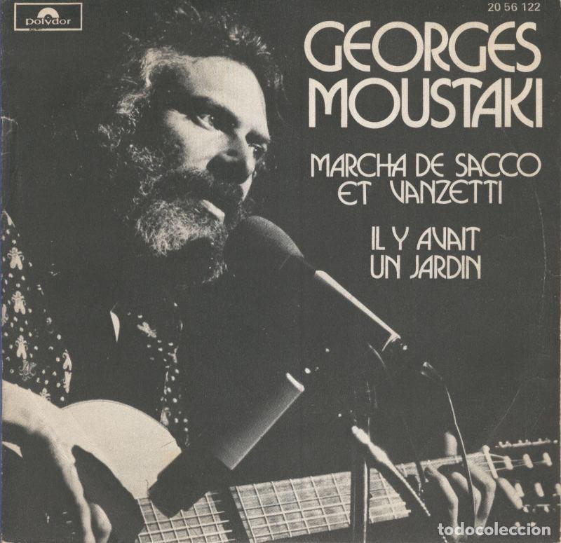 Antiquarische B&uuml;cher: Disco Vinilo 33rpm: GEORGES MOUSTAKI - Marcha de sacco et vanzetti - Georges Moustaki