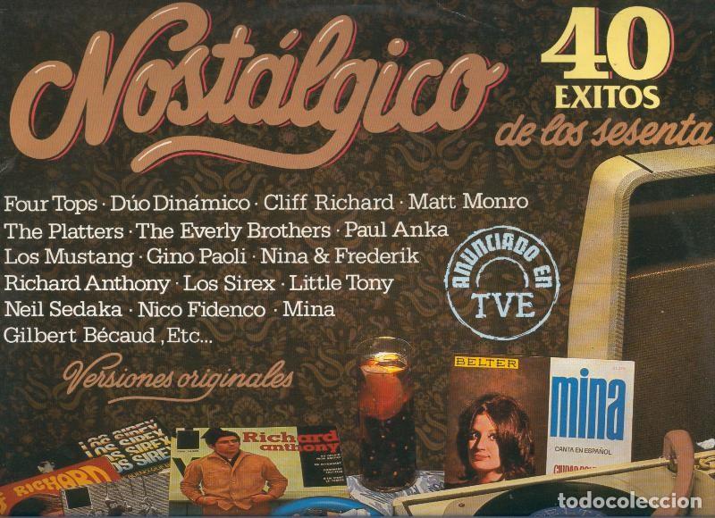 Antiquarische B&uuml;cher: Disco Vinilo LP: Nostalgico de los SESENTA. 40 exitos - VARIOS
