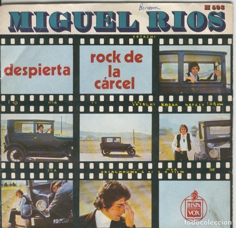 Antiquarische B&uuml;cher: Disco de 45 r.p.m: Miguel Rios: rock de la carcel y Despierta - Varios
